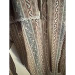 Vintage 90s Roper Western Blouse Made USA Southwestern Aztec Print Lace Trim Med Photo 7