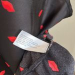 Black and Red lips print Women's Camisole Size XL Photo 4