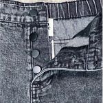 NWT Savanna Jane Rhinestone Black Denim Shorts High Waist Small Frayed Festival Photo 7