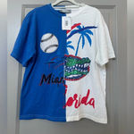 Miami Florida Boutique T Shirt Blue Photo 0