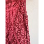 Free People Women's Not So Sweet Victorian Lace Crochet Boho Western Top Rose Photo 4