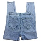 Rollas Eastcoast Ankle High Rise Skinny Jeans Medium Wash Size 31 Denim Skater Blue Photo 3