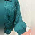 Lavon Vintage Teal Bomber Jacket Size M Photo 5
