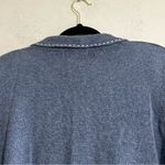 Vintage Alfred Dunner Flower Embroidered Short Sleeve Shirt Sweater Cottagecore Blue Size XL Photo 10