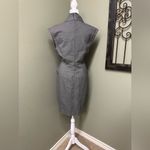 ZARA  Basic low cowl neck side pockets back zipper closure midi dress Photo 2