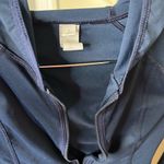 Stella McCartney Adidas collab quarter Zip Up Long Sleeve athletic Hoodie Top Sm Blue Photo 4