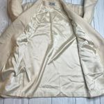 70s Vintage Ivory Wool Forecaster Coat military naval style double breasted Med White Photo 8