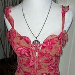 White Fox Boutique White Fox. Pink Floral Ruffle Dress Photo 0