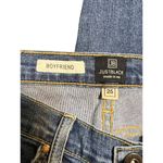 Just Black  Boyfriend Blue Jeans Distressed Made in USA Size 25 Photo 5