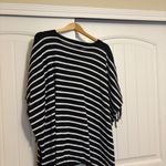 Ohio State Buckeyes Poncho XS/S Black and White Striped Gameday Couture Oversize Photo 2