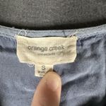 Orange Creek  Dress Womens Small Blue Embroidered Floral Boho Tiered Midi Photo 7