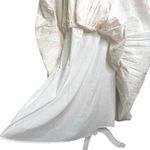 Calvin Klein  Maxi‎ Dress L Babydoll Cottage Tiered Boho Floral Balloon Sleeve Photo 6