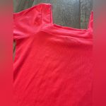 Good Luck Gem Neon Pink Square Neck Top Photo 1