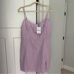 NWT SHOWPO Nerissa Mini Dress Cut Out Side Split Dress in Lilac Purple Size 12 Photo 1