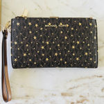 Michael Kors Jet Set Brown Multi Leather Double Zip Wallet Wristlet Photo 0