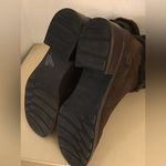 L.L.Bean women brown suede shearling knee high boots US 9 Photo 7