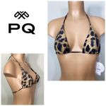 PilyQ New.  cheetah bikini top. Small Photo 1
