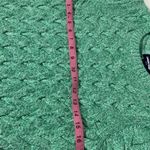 Lands' End  100% cotton sweater medium crew neck cable knit sweater ribbed stretch Photo 1