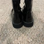 Kohl's Black Patent Combat Boots Size 9.5 Photo 4