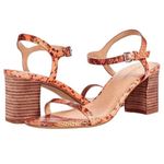 Madewell ✨ HP✨NWOT✨The Hollie Ankle-Strap Sandal in Snake Embossed Leather✨ Photo 2