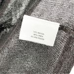 Eileen Fisher Linen Blend Metallic Sheer Long Sleeves Open Cardigan, Size Large Photo 3