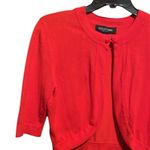 Perceptions Red Cropped Cardigan Photo 3