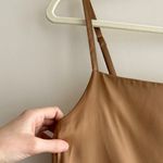 Soma  Satin Tank Top, Beige/Tan, Size Medium Photo 4