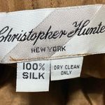 VTG Christopher Hunte 100% Silk Black Floral Lace Sleeveless Mini Sheath Dress M Size M Photo 3