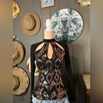 Jacaranda Sequin With Neck Cut Photo 1