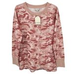 Wonderly  crew pink camo pullover sweatshirt lounge size M NEW Photo 7