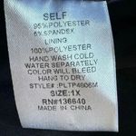 L'ATISTE  Black Ref Floral Blazer Collared neckline Long sleeves SZ 1X #2210 Photo 13