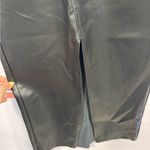 Olivaceous Black faux leather  midi skirt Photo 1