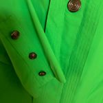 Vintage Williams for Williams Vibrant Green Women's Blouse Top Size 6 Photo 4