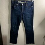 AG Adriano Goldschmied The Ballad Slim Bootcut Dark Blue Raw Hem Jeans Photo 2