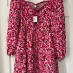 Zexxxy Women's Floral Pink Long Sleeves Ruffle Dress Size XL NWT Photo 0