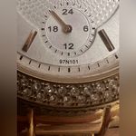 Bulova  Ladies Watch Rose Gold-Tone White Silvery Dial Day Date Quartz 97N101 Photo 5