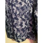 Wild Honey Womens Camo Denim Jacket Size S Blue Gray Trucker Style Photo 3