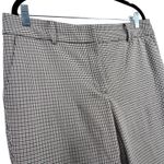 Talbots Women’s Plaid Hampshire Ankle Pants Trousers Brown Black 12 Check Preppy Photo 5