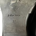 & Other Stories & Other Stories Black Patent Leather Loafers Slip Flats Women's Size 7 Photo 3
