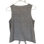 Old Navy  Navy Blue & White Striped Sleeveless Blouse - Small‎ Photo 1