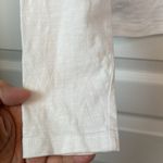 J.Crew  Organic Cotton Slub Long Sleeve White Shirt Size Large EUC #0504-OC Photo 2