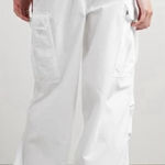 Nili Lotan Lison White Oversized Cargo Pants Size XL NWT Made in USA Photo 0