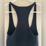 Free People  Initimately Black Tank Cami Intimately Ribbed Knit Top Size large Photo 5