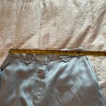 ZARA  High waisted light blue lightweight wide leg pants Photo 7