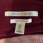 Max Studio  100% 2-ply cashmere colorblock turtleneck sweater Photo 5