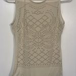 Charlotte Russe Charlotte Nude Studded Tank Top Blouse Bodysuit Y2K Sized Med EUC #1437 Photo 3