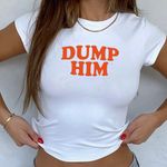 Baby Tee White Size L Photo 0