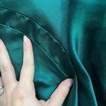 Badgley Mischka Marine Green Stretch Mikado Gown Size 4 US $650 Photo 5