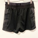 Alexander Wang  x H&M Size 2 Runway Black Perforated Shorts Sport Logo Photo 7