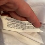 ZARA White 100% Cotton Half Zip Half Sleeve Shirt Dress Size Small Photo 5